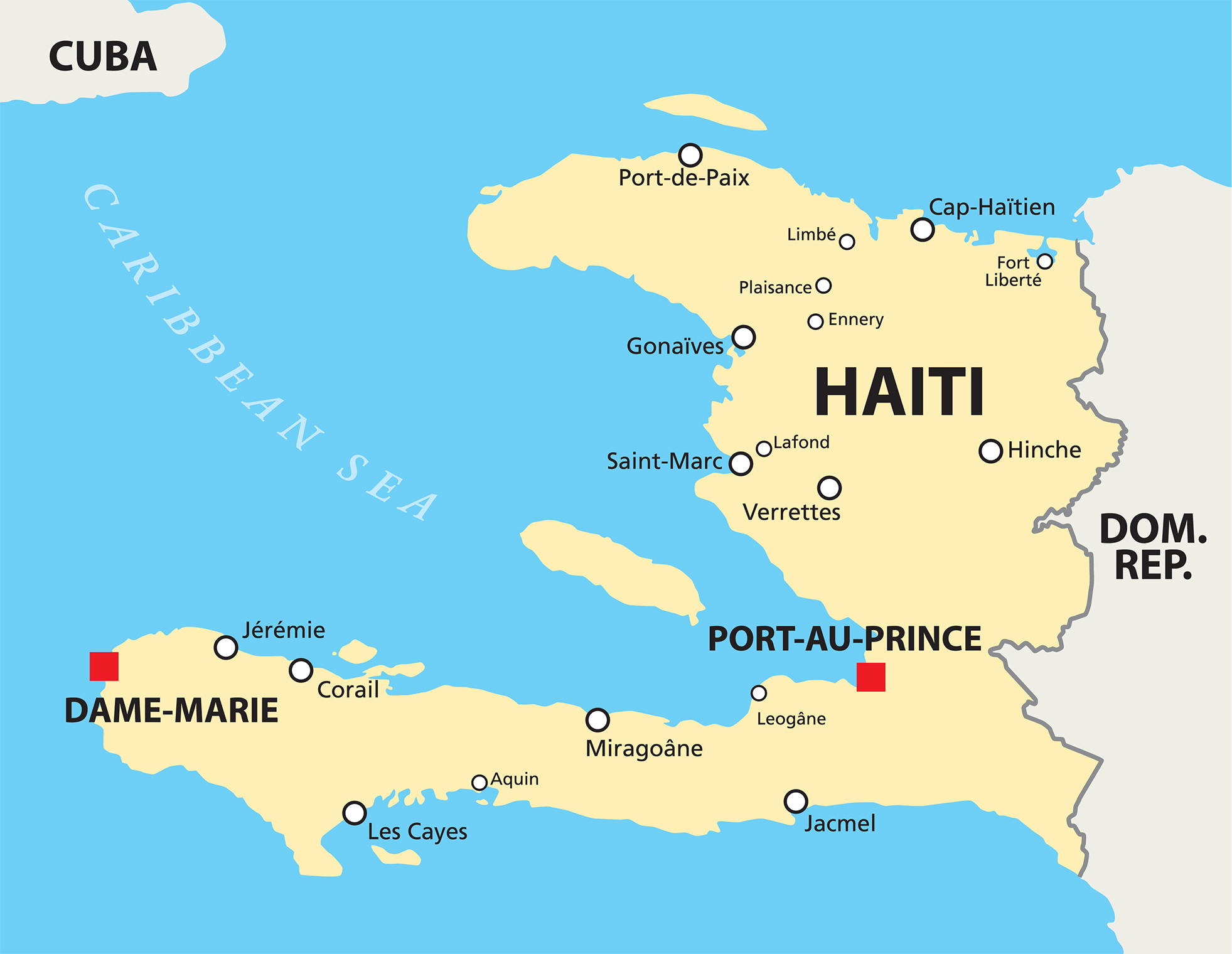 Haiti Map 